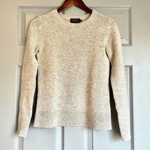 Pendleton Washable Wool Sweater in Oatmeal